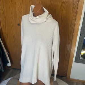 Cozy Cream Cowl Neck Women's Sweater